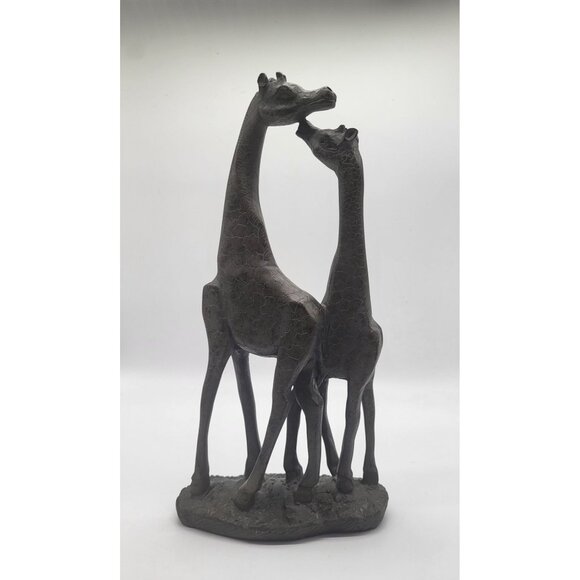 Home Interiors Other - VTG Giraffe Statue Figurine Resin Art Safari Animal Decor Home Interiors
